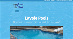 Desktop Screenshot of lavoiepool.com