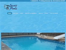 Tablet Screenshot of lavoiepool.com